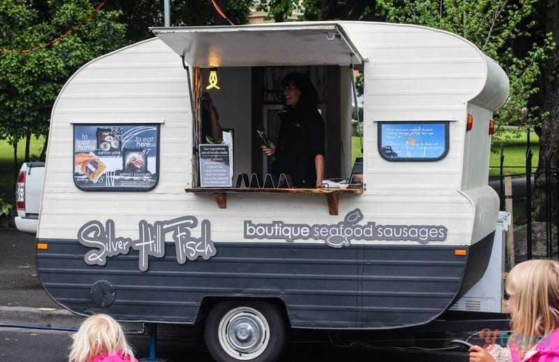 a caravan used as a coffee shop