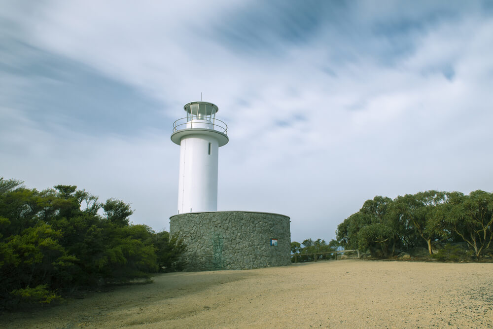 white lighthouse