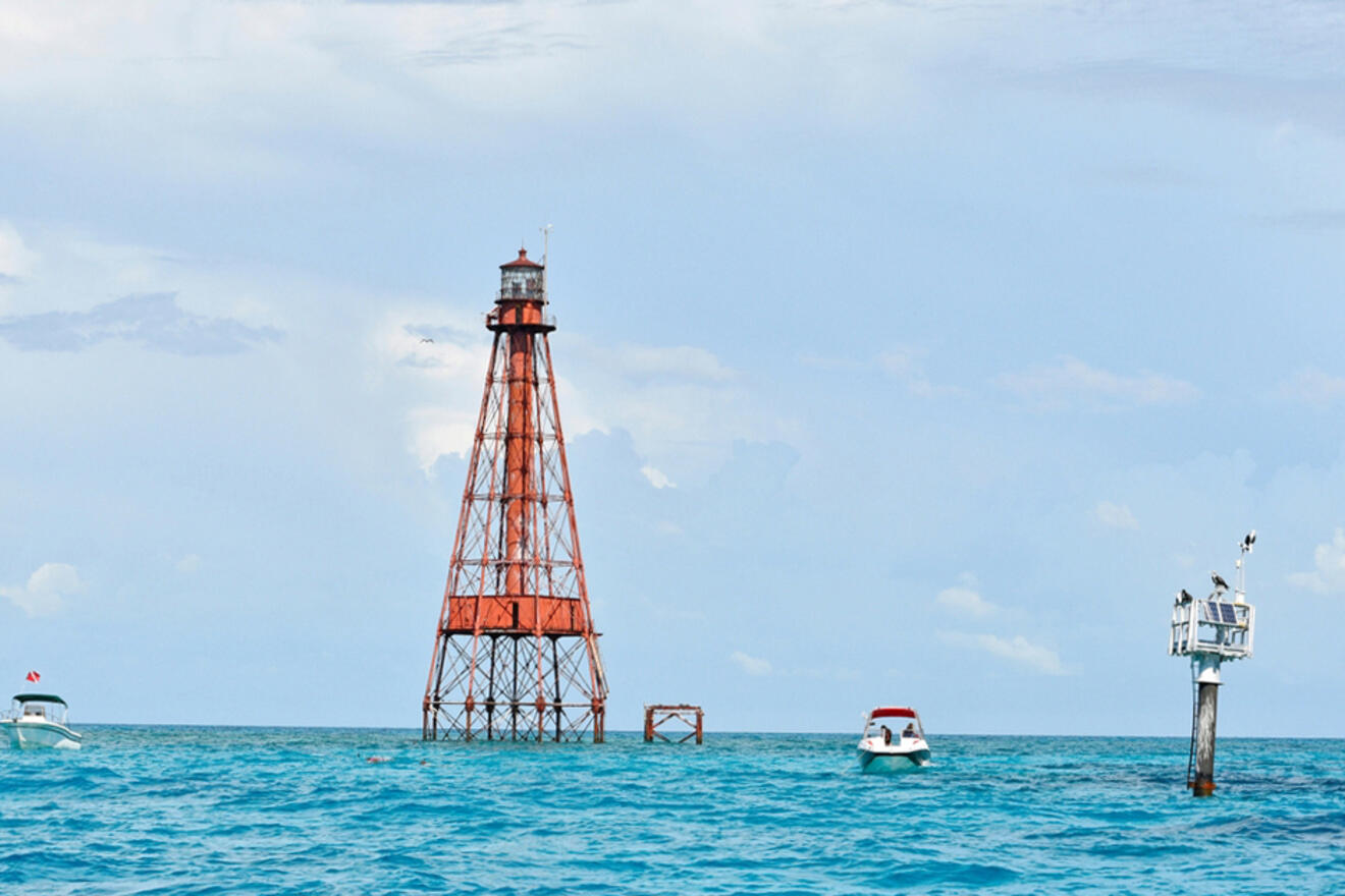 Sombrero Reef in Middle Keys ocean view