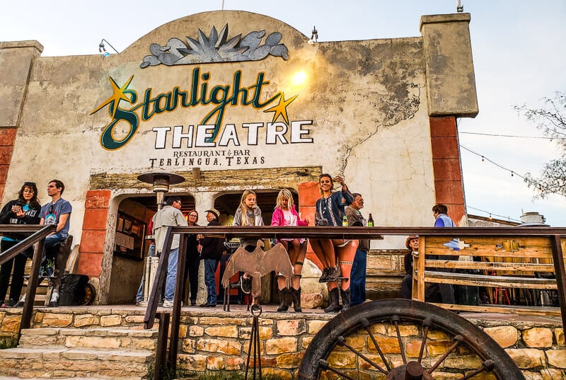 people on porch of starlight teather