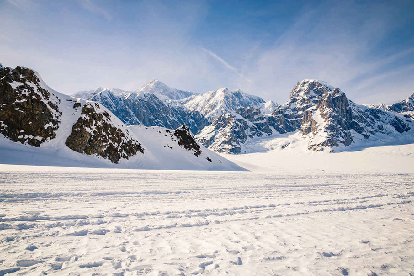 Ruth glacier landing