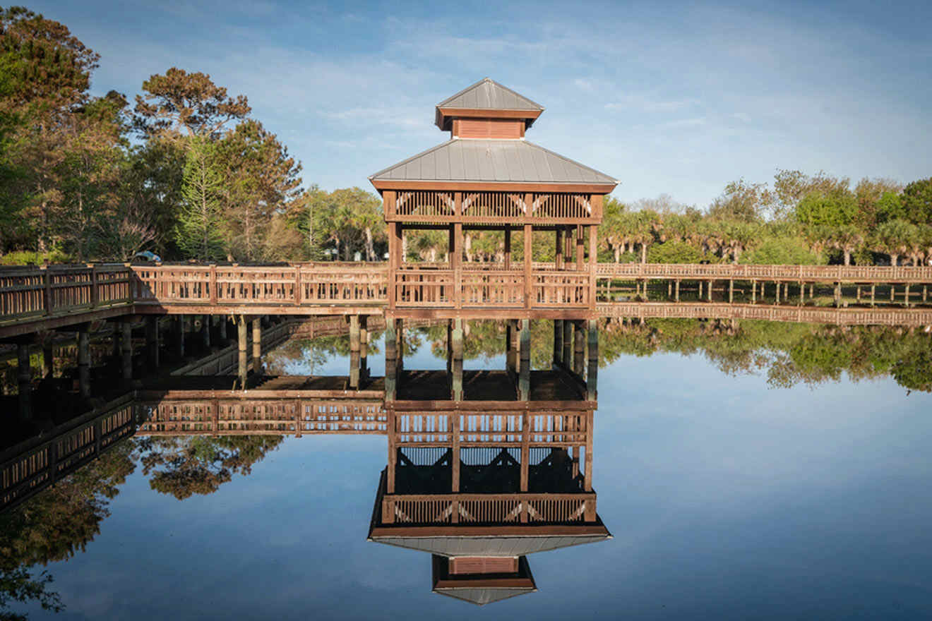 Gazebo over the water at Ponte Vedra Beach