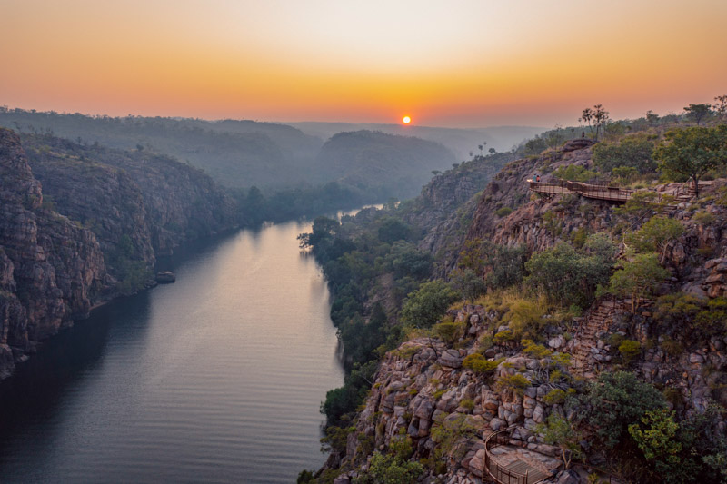 Sunset Katherine gorge