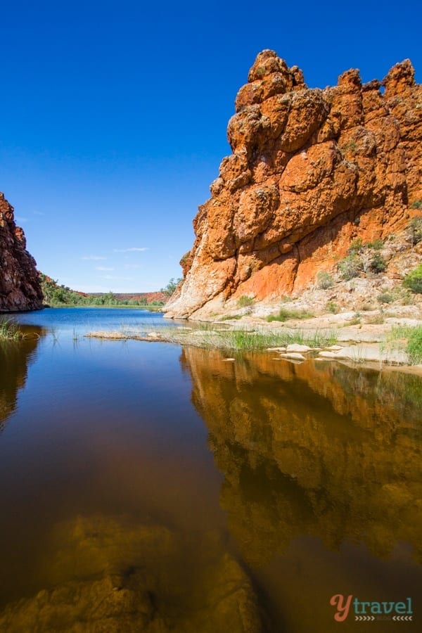 water in a canyon