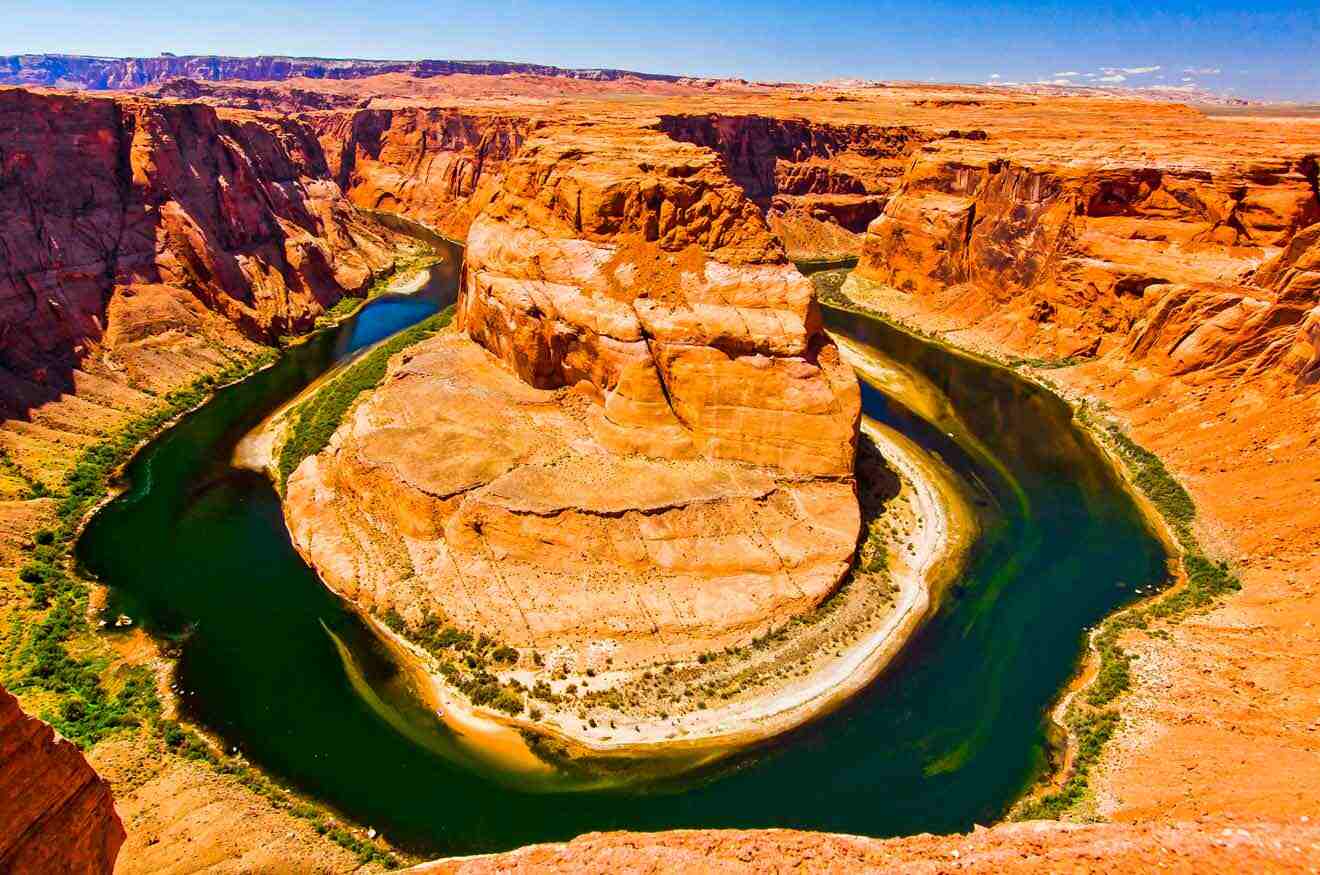 aerial view over Grand Canyon