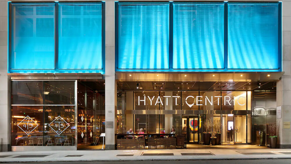 exterior Hyatt Centric Times Square