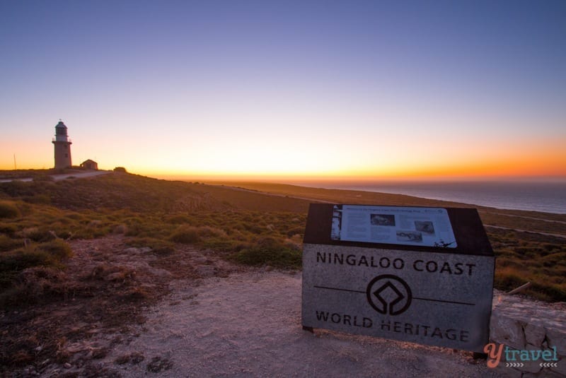 Sunset at Vlaming Head Lighthouse, Exmouth, Australia