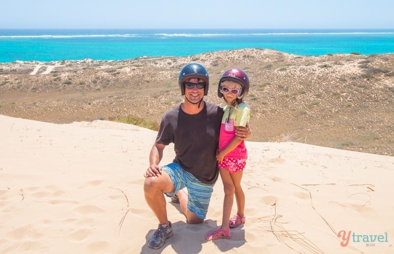 craig and kalyra standing on rock cliffs