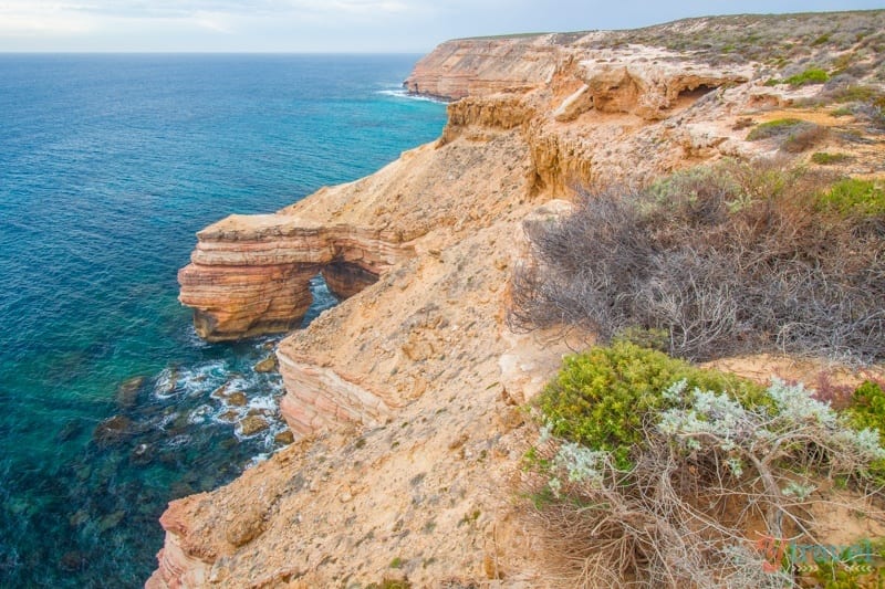 Natural Bridge on the cliffs of Kalbarri National Park