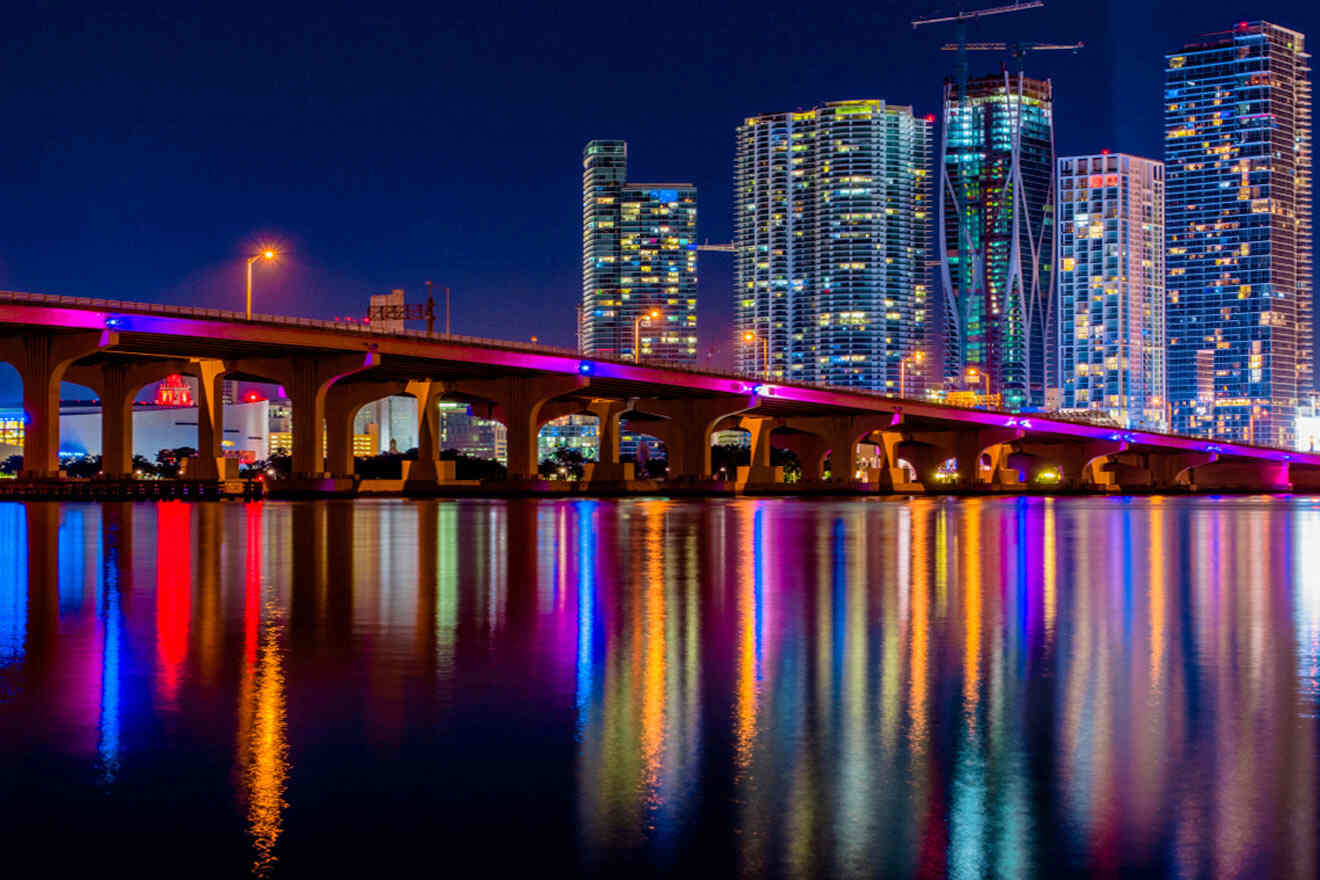 Miami at night