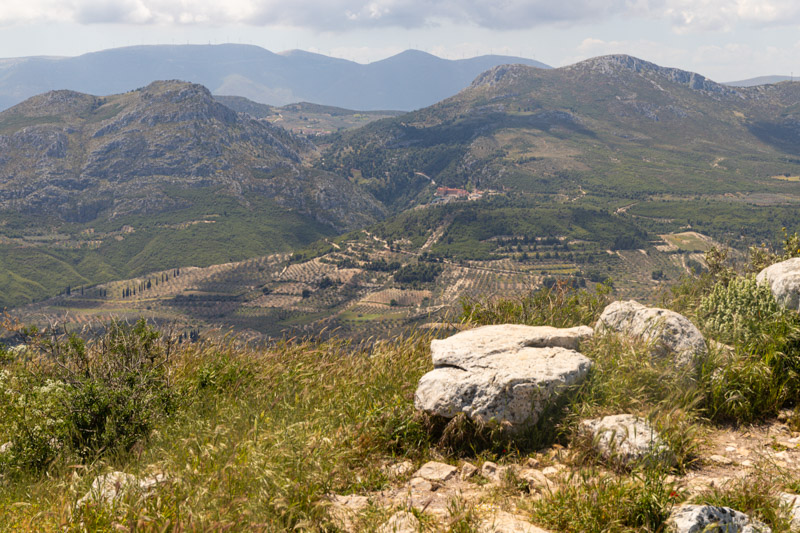 stone remains of the temple of aphrodite