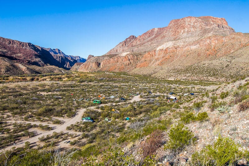 campers in the Madera Canyon