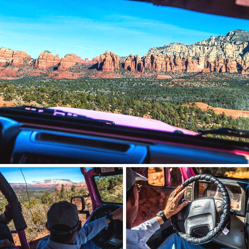 car driving in a canyon