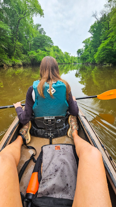 driibe backpack in kayak