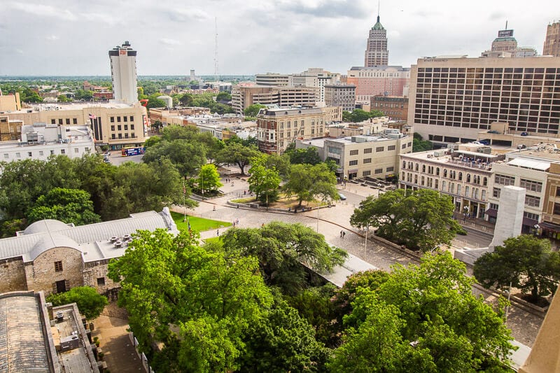 The Emily Morgan Hotel San Antonio Texas overlooking the Alamo