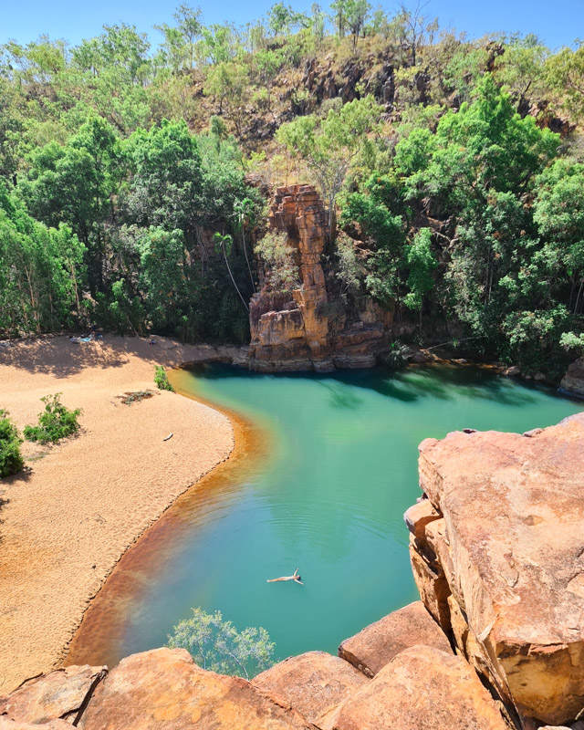 Floating in Butterfly Gorge