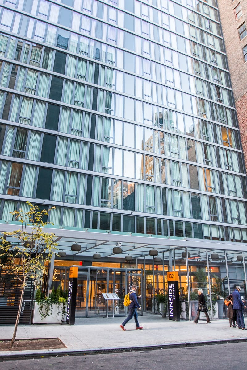 glass exterior The INNSIDE New York Nomad hotel in NYC