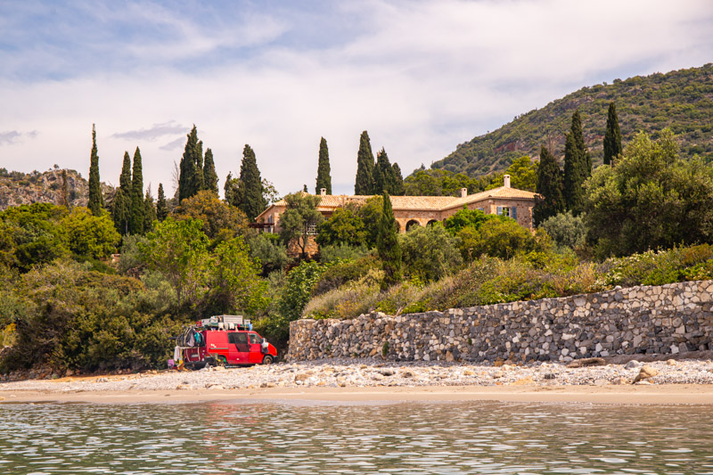 patrick leigh fermor house on the beach