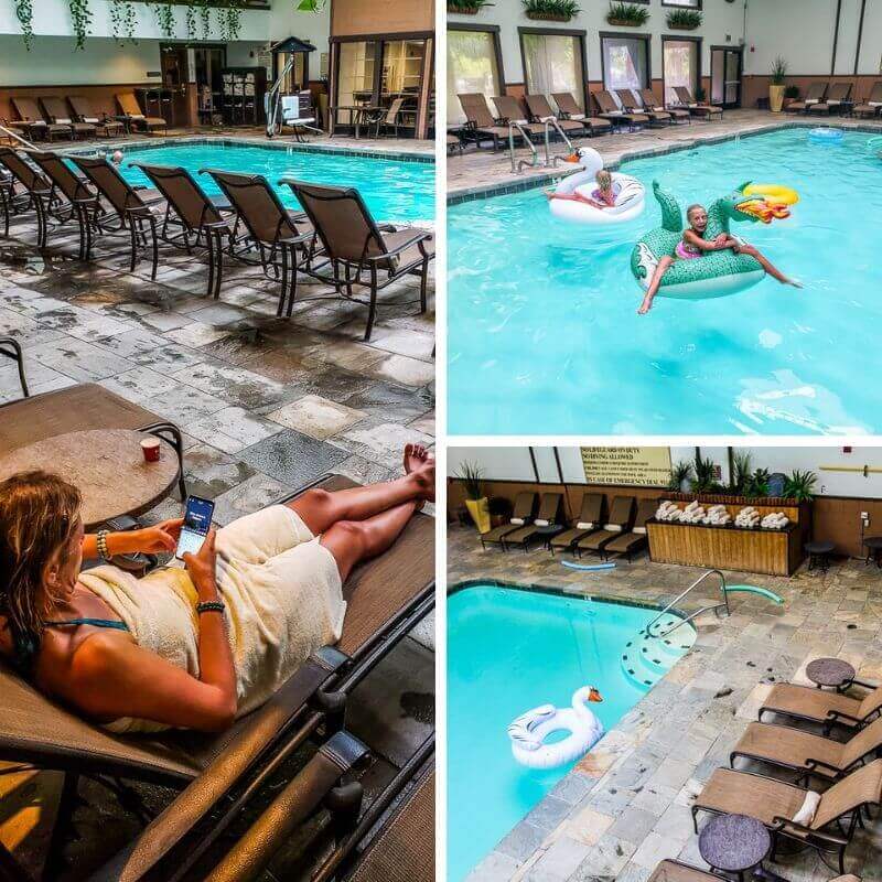 kids enjoying tenaya lodge pool