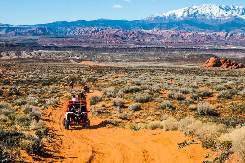 ATV in the desert