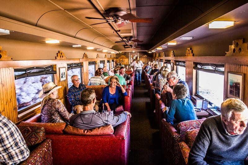 people sitting in a train