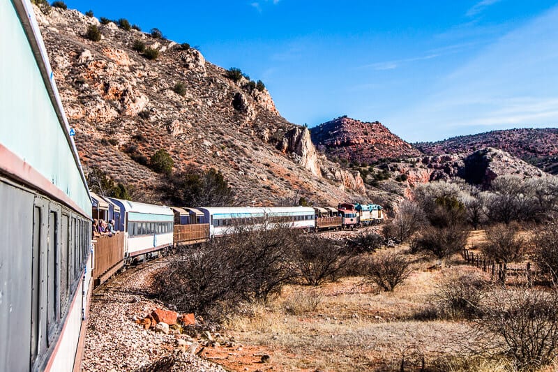 train in the desert