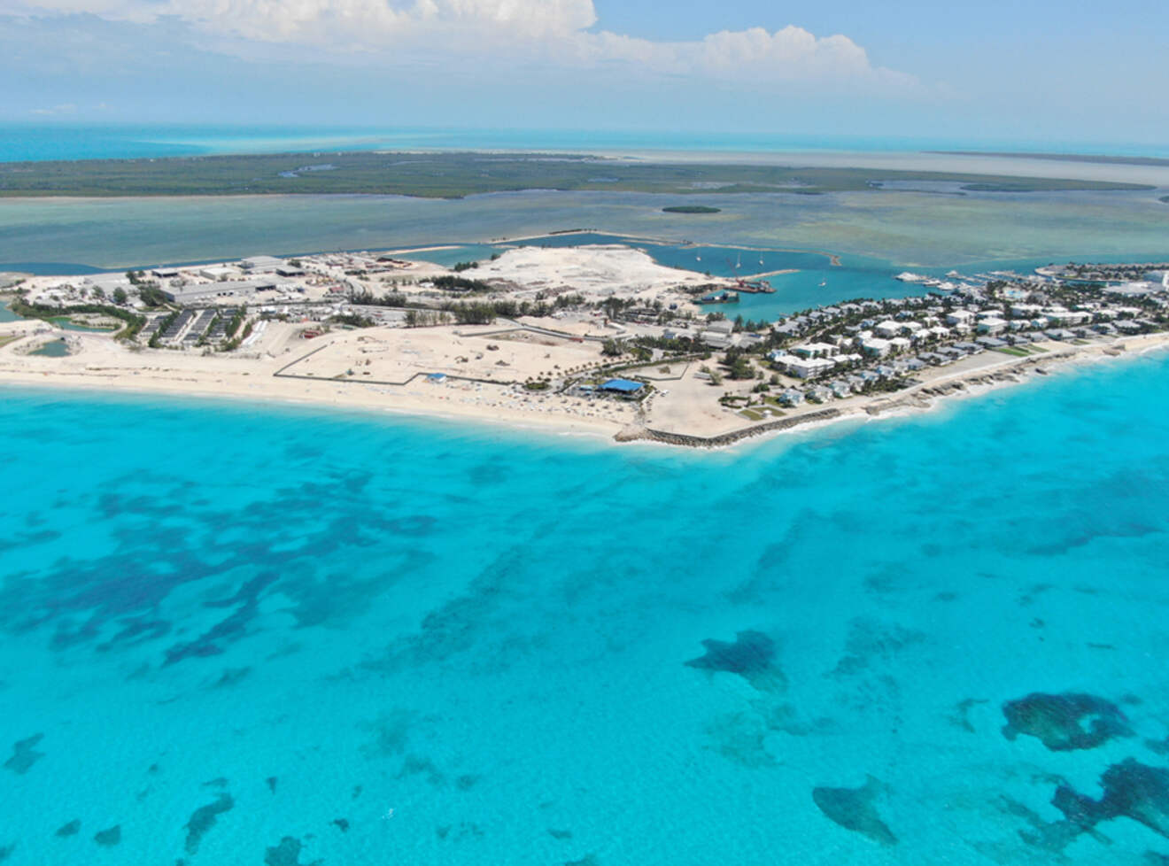 Aerial view of Bimini