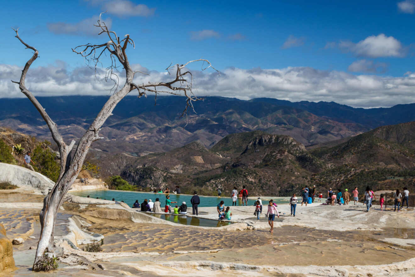 View of Hierve el Agua