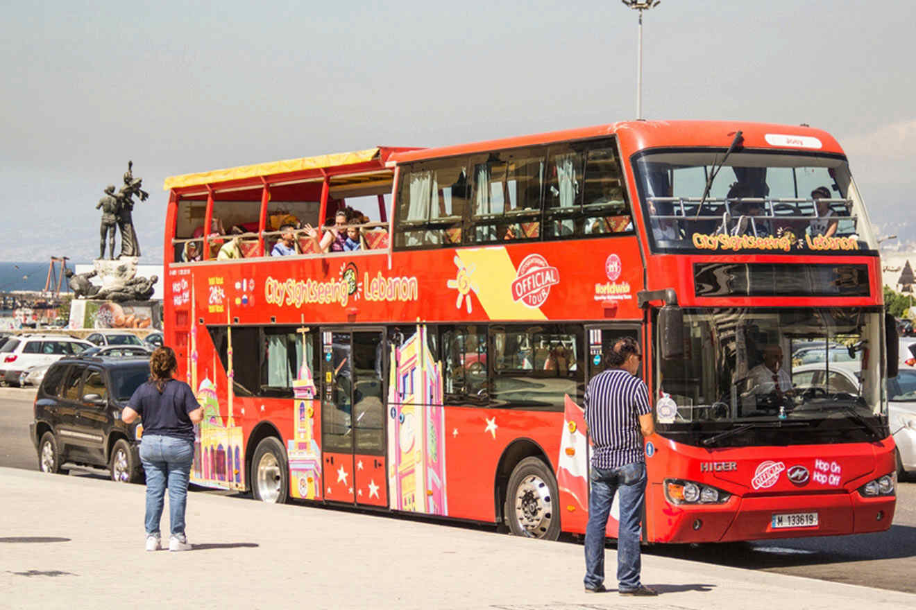 hop on hop off bus in Beirut