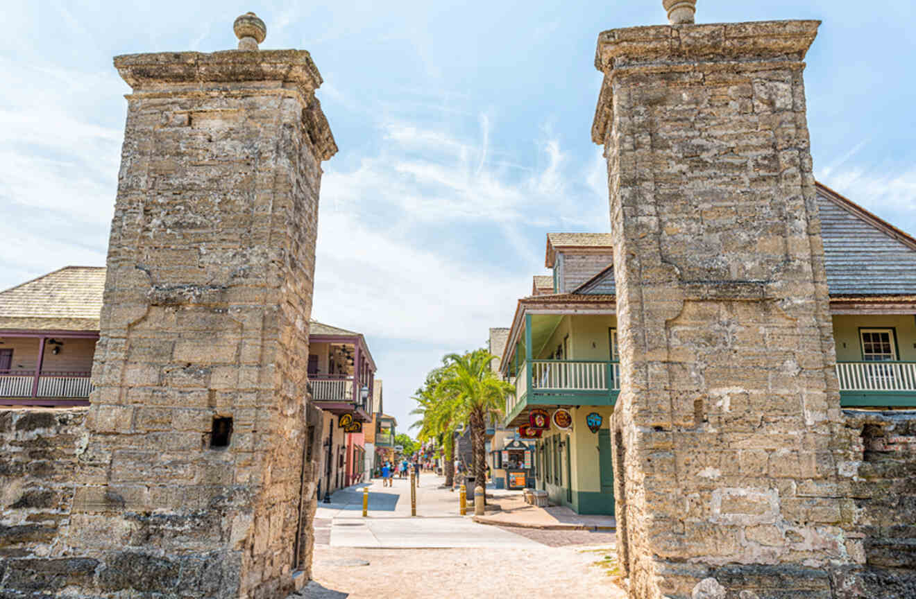 Gate entrance to Colonial Quarter