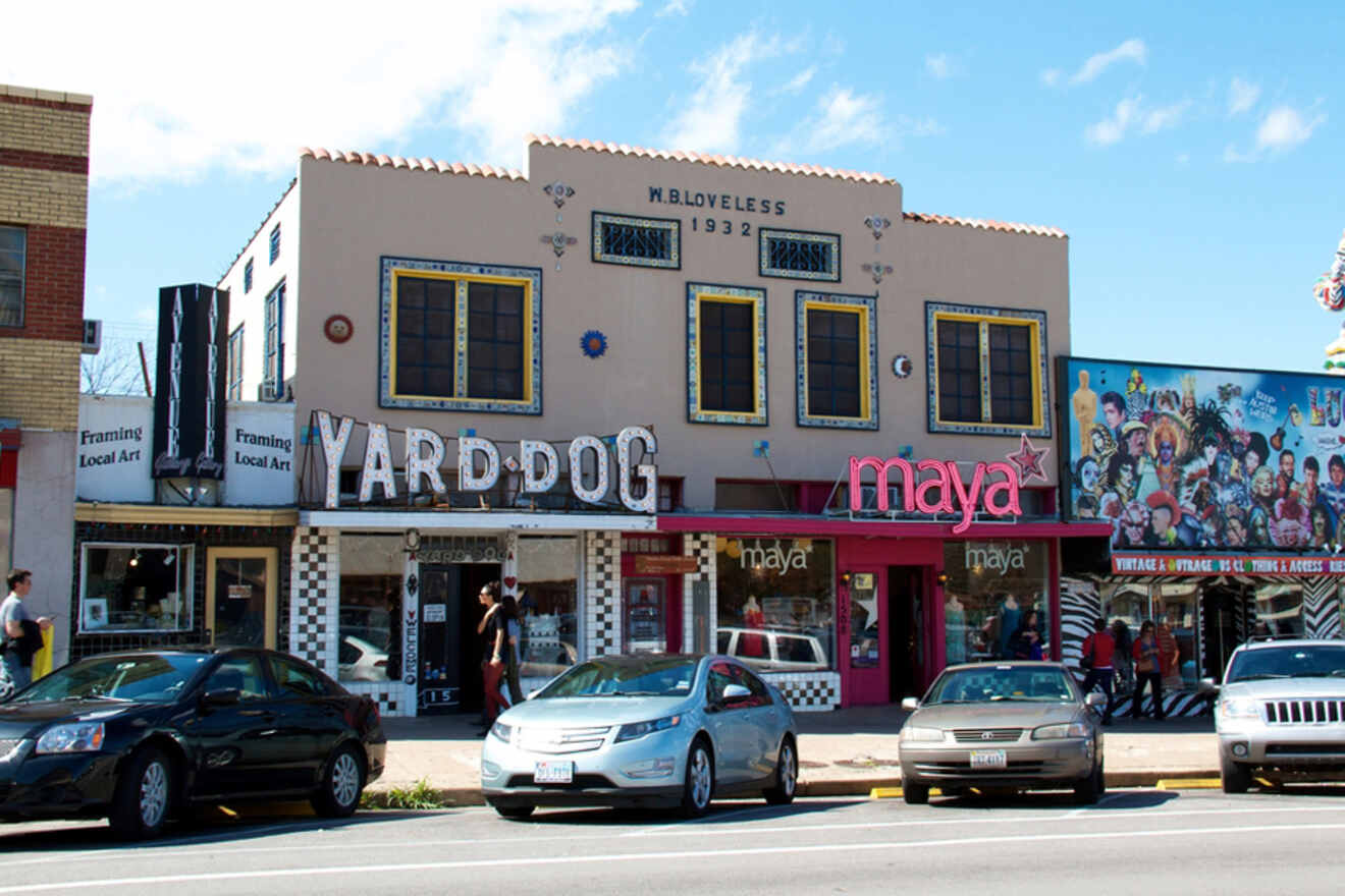 street and shops in Austin 