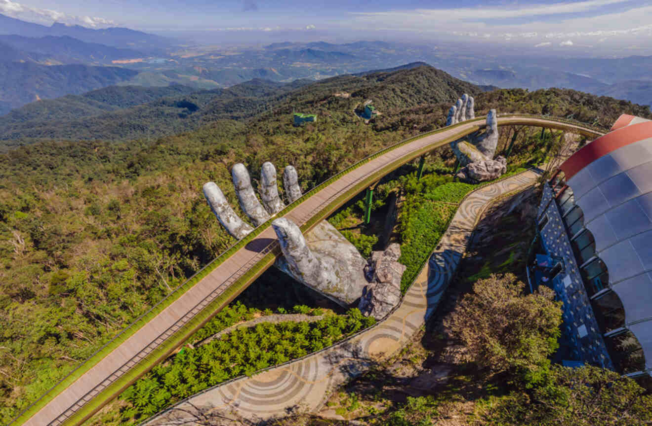 Aerial view of Golden Bridge