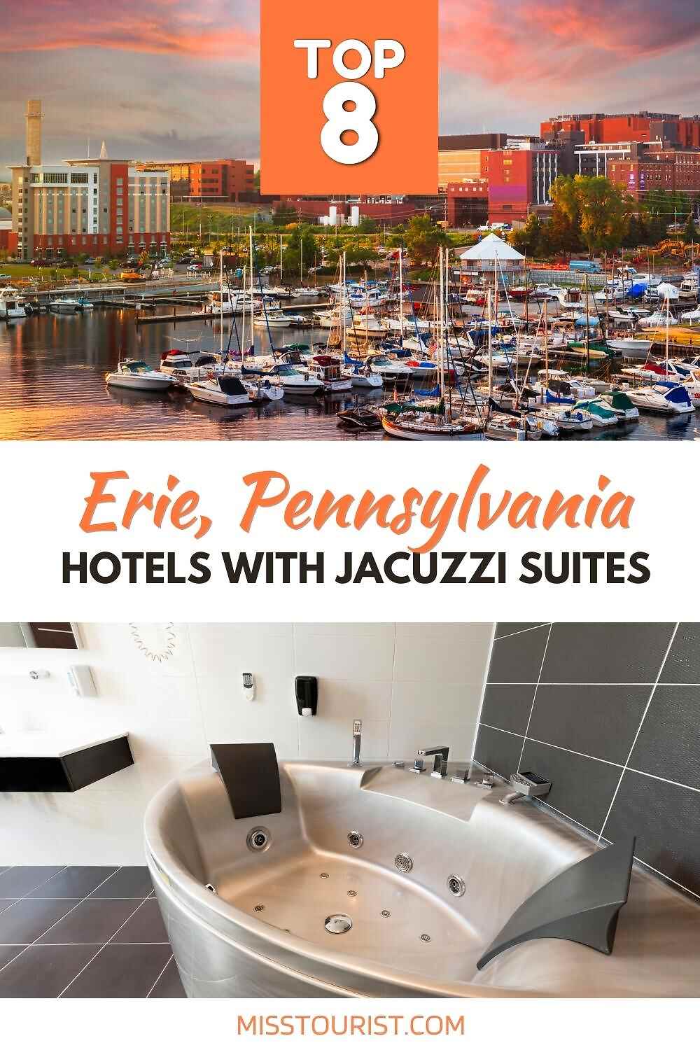 jacuzzi and Erie landscape