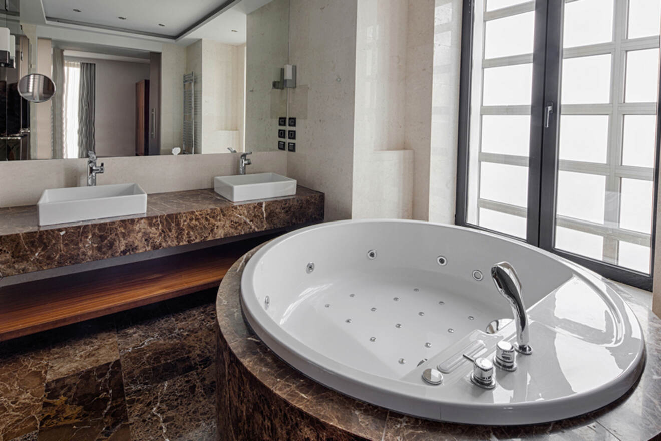 bathroom with jacuzzi