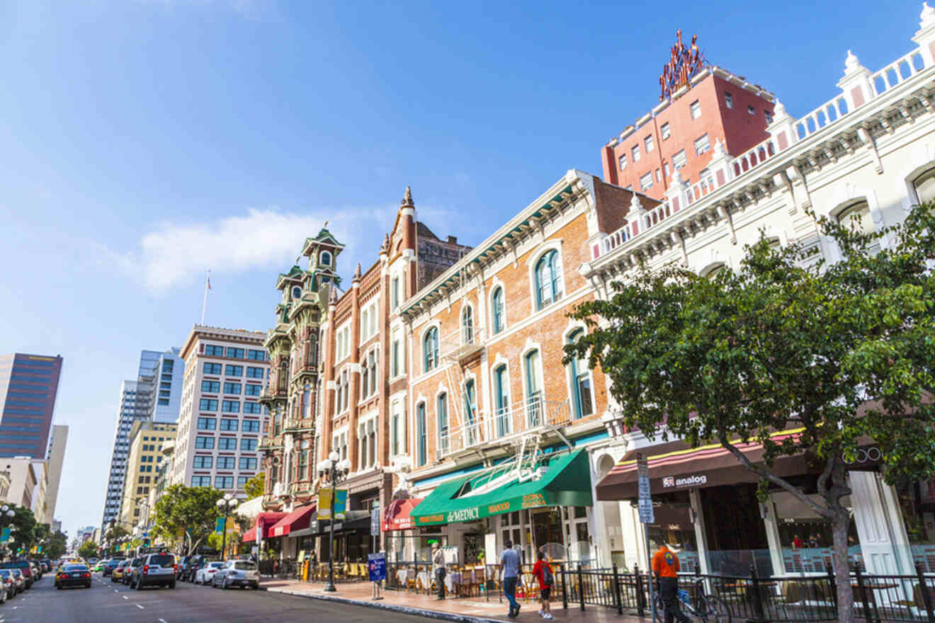 street view in San Diego