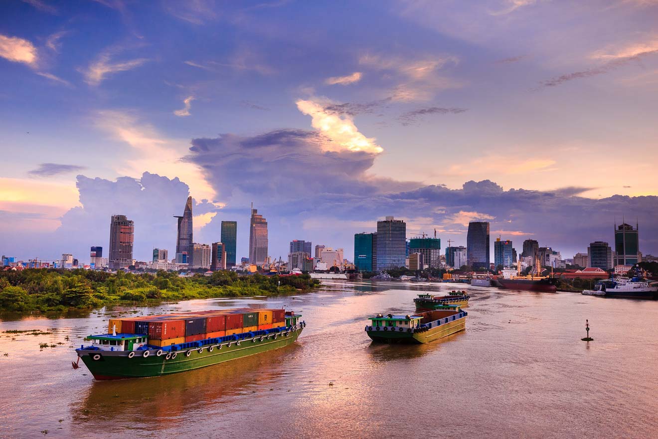 panoramic view of ho chi minh