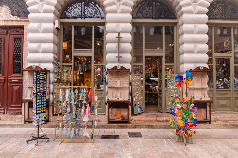 store in nafplio with display out front