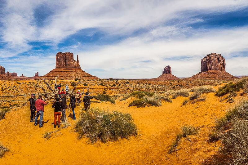 Checking out the mitten buttes and Merrick buttes