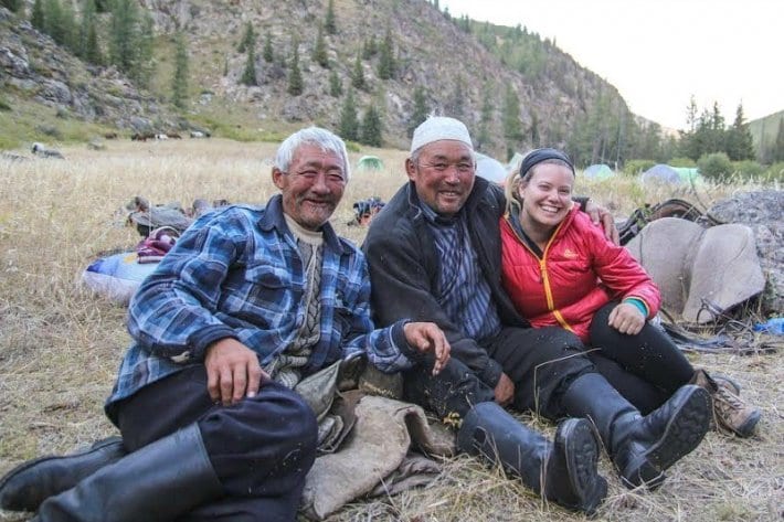 people sitting on grass