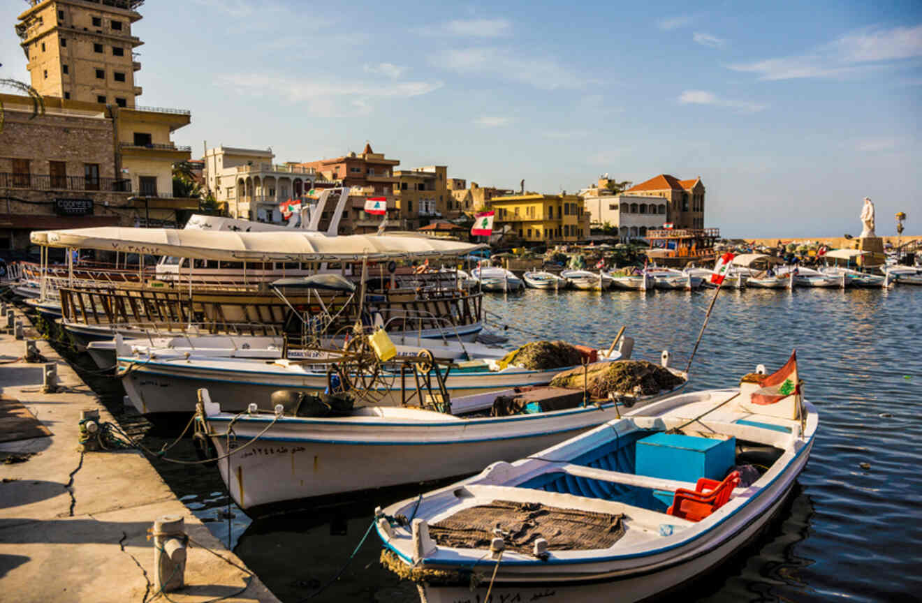 View of the Sidon Sea Castle