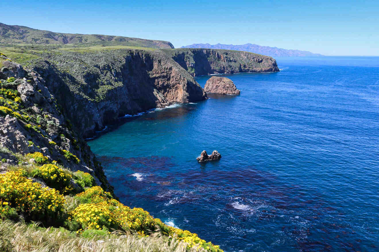 a cliff and the ocean