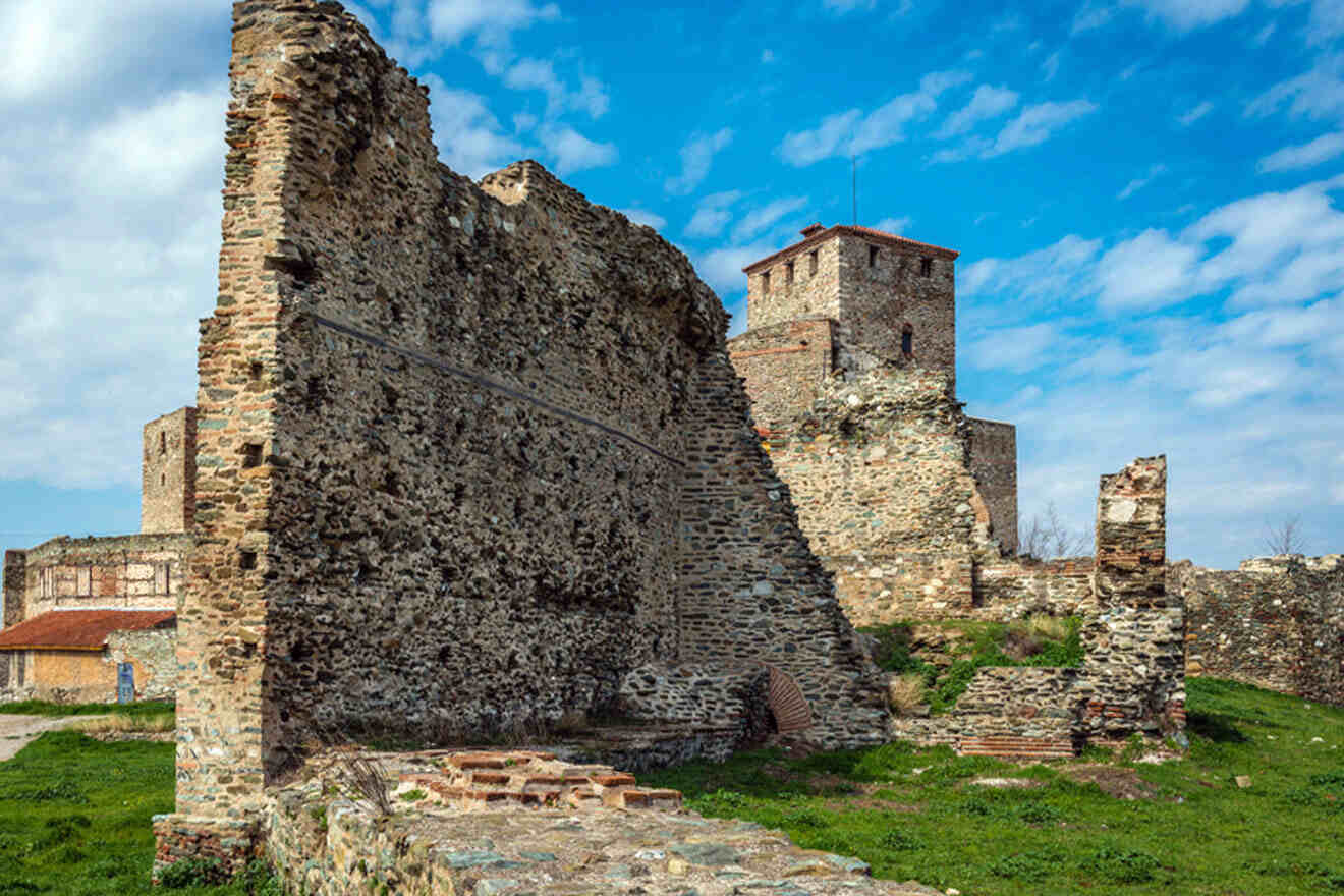 ruins of a stone castle 