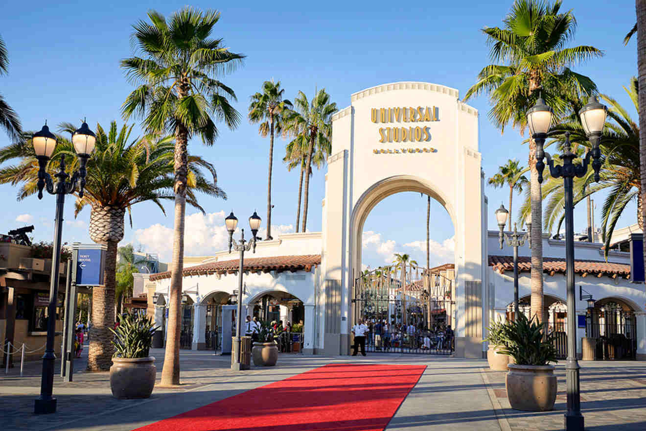 a red carpet is on the ground in front of a building