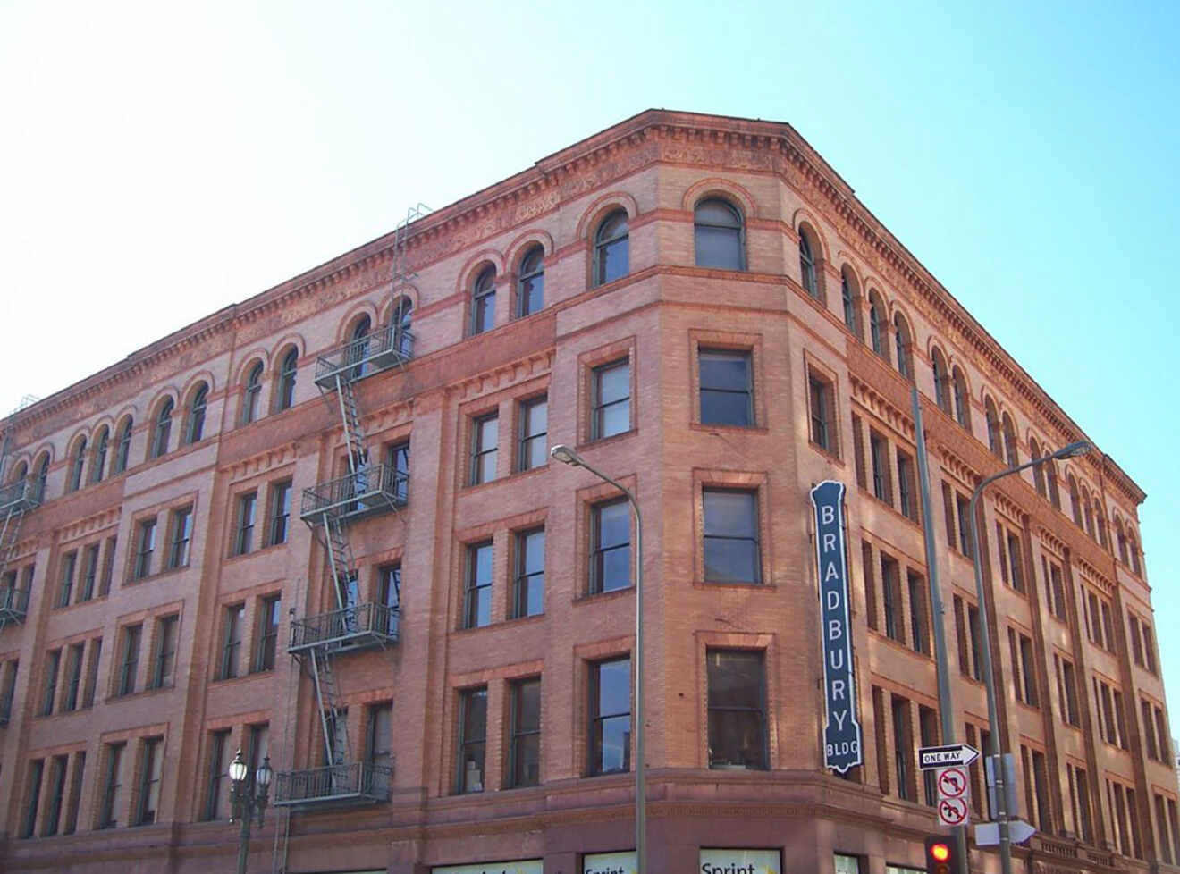 View of the Bradbury building