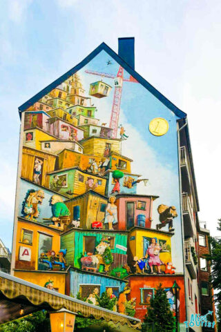 Street art on a building