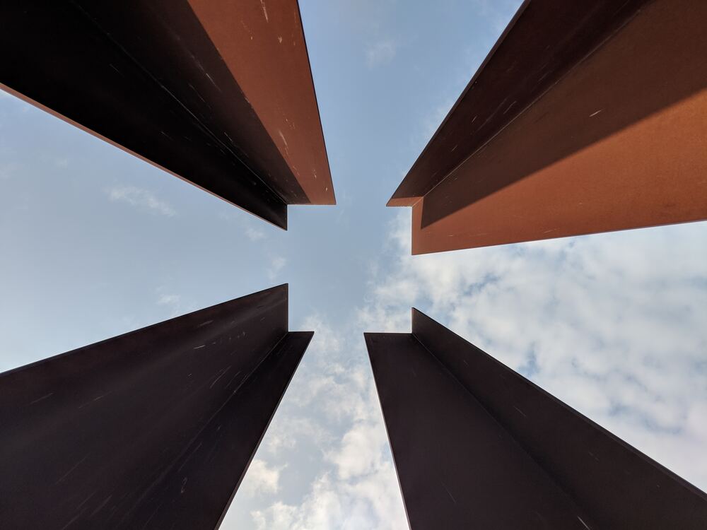 Berlin Wall Memorial from below