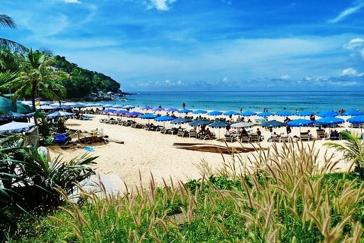 beach chairs on karon beach