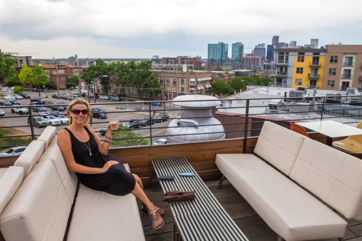 Linger rooftop bar Denver