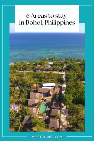 aerial view over resort next to the ocean