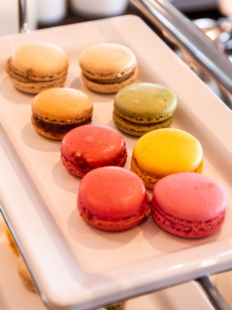 Plate of macarons